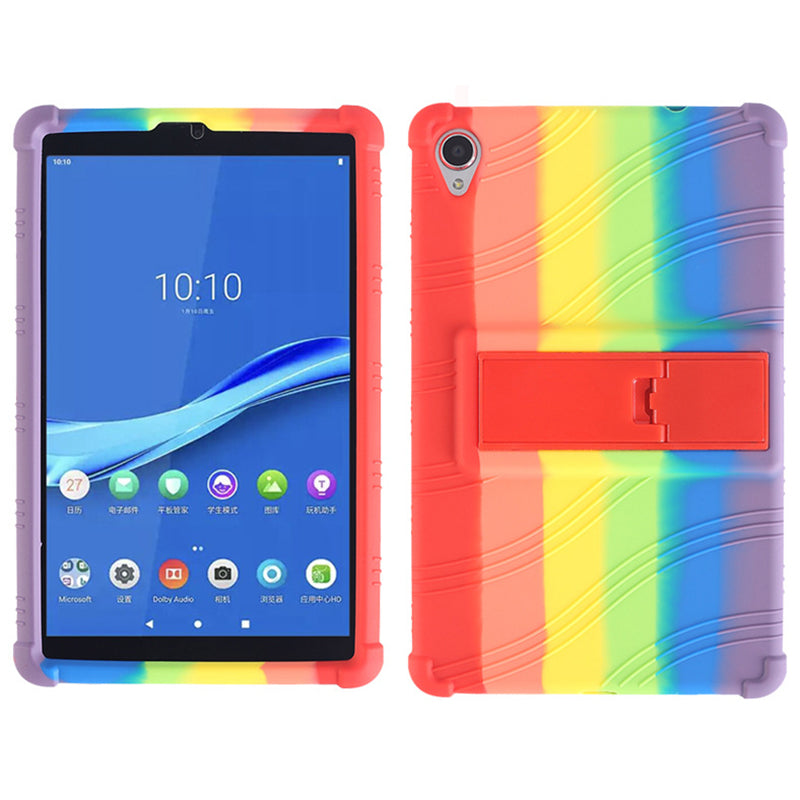 Til Lenovo Tab M8 (FHD) TB-8505 TB-8705 Kickstand Silikone Tablet Case Anti-Slip Børnevenlig Stødsikkert blødt cover Til Lenovo Tab M8 (FHD) TB-8505 TB-8705 Kickstand Silikone Tablet Case Anti-Slip Børnevenlig Stødsikkert blødt cover